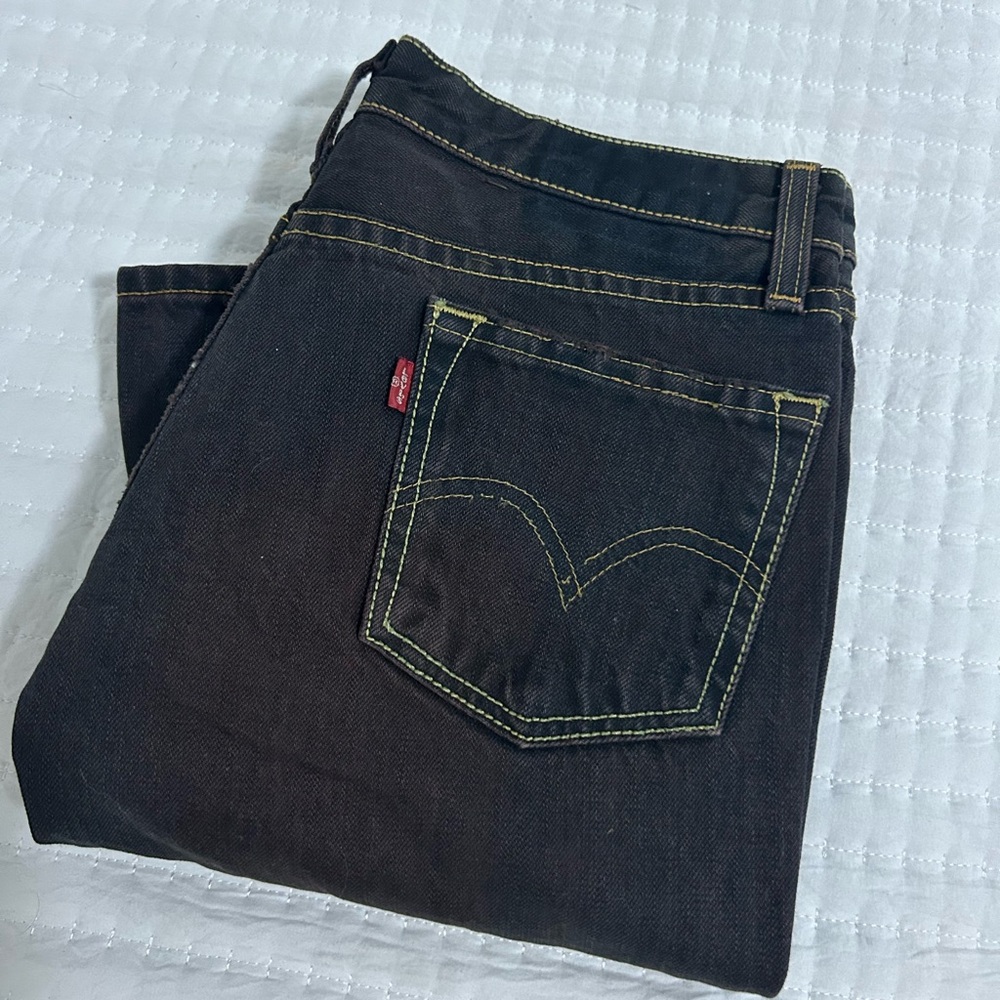 Levi's Black Denim Jeans size 27. 2003 Vintage. Like new!